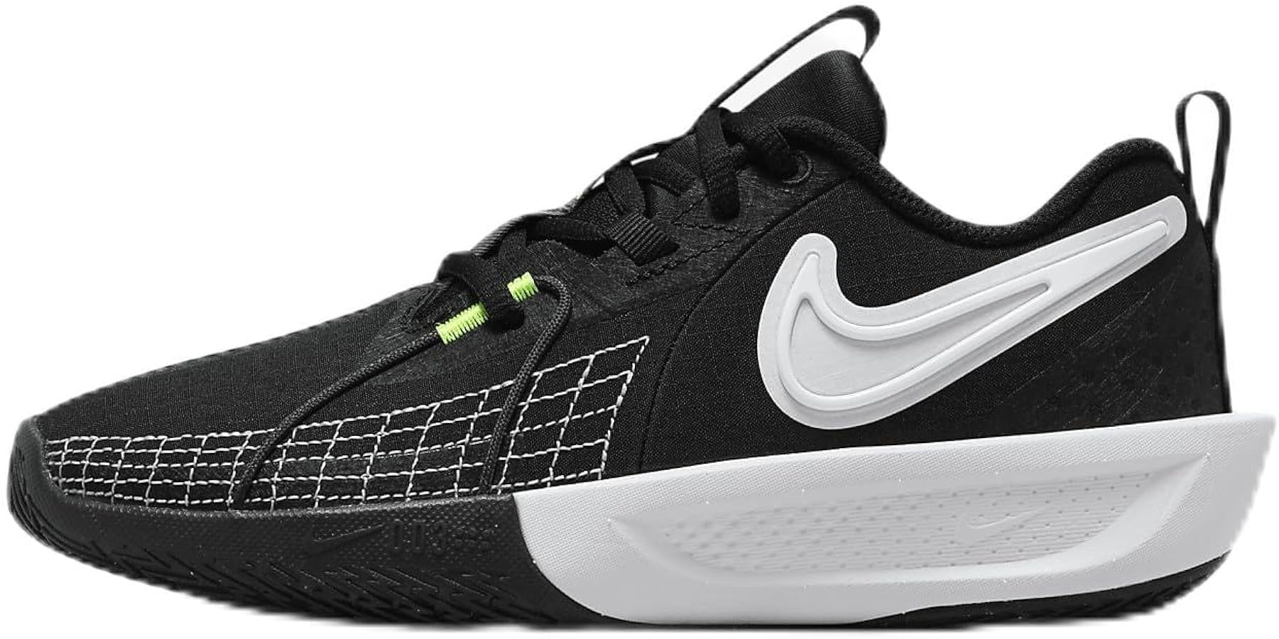 Nike G.T. Cut 3 Big Kids' Basketball Shoes (FD7033-001, Black/White-Anthracite) Size 4