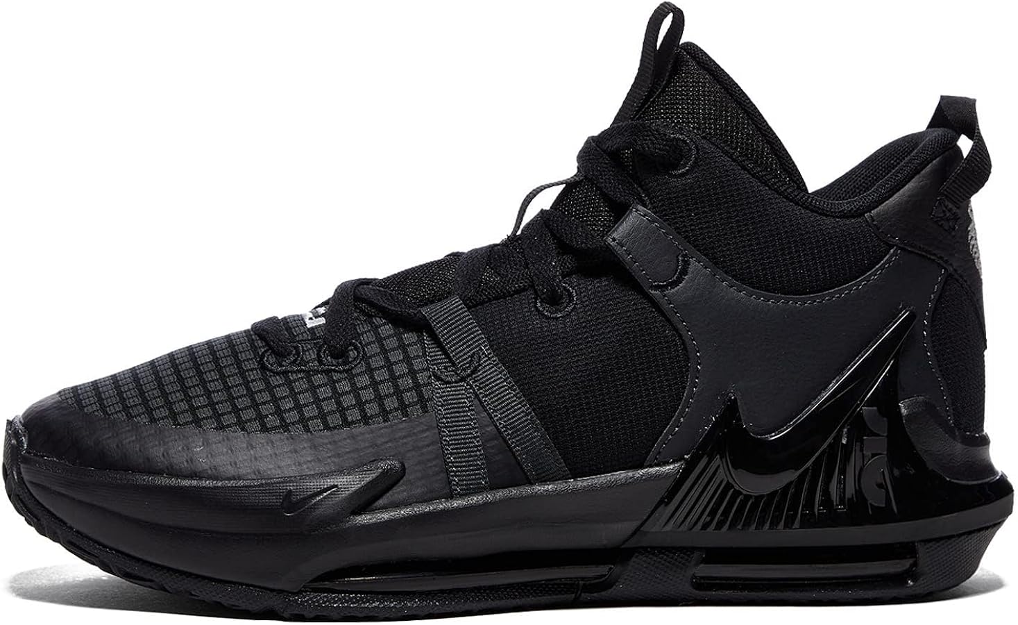 Nike Lebron Witness VII (Big Kid) Black/White/Anthracite 7 Big Kid M