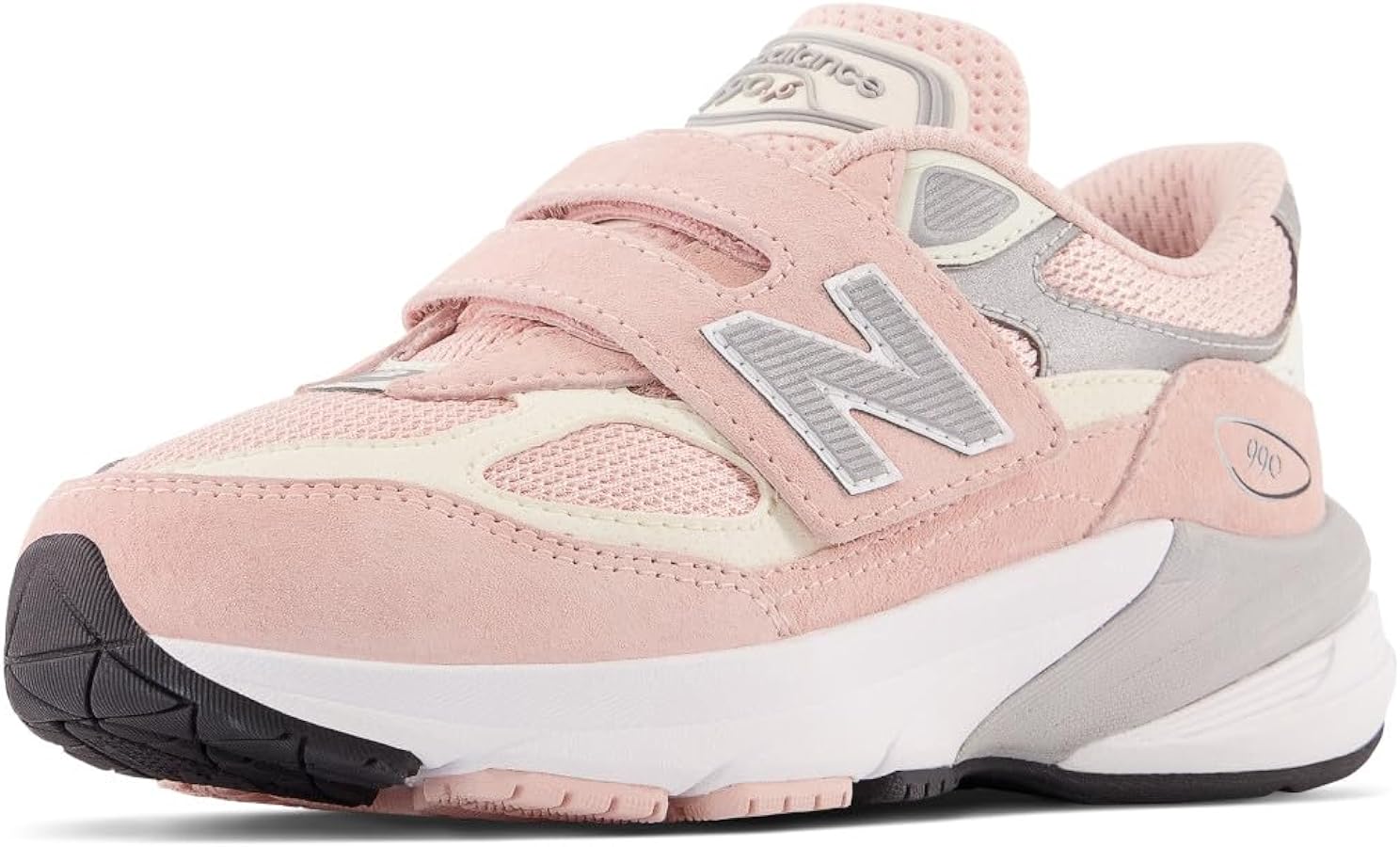 New Balance unisex-child 990 V6 Hook and Loop