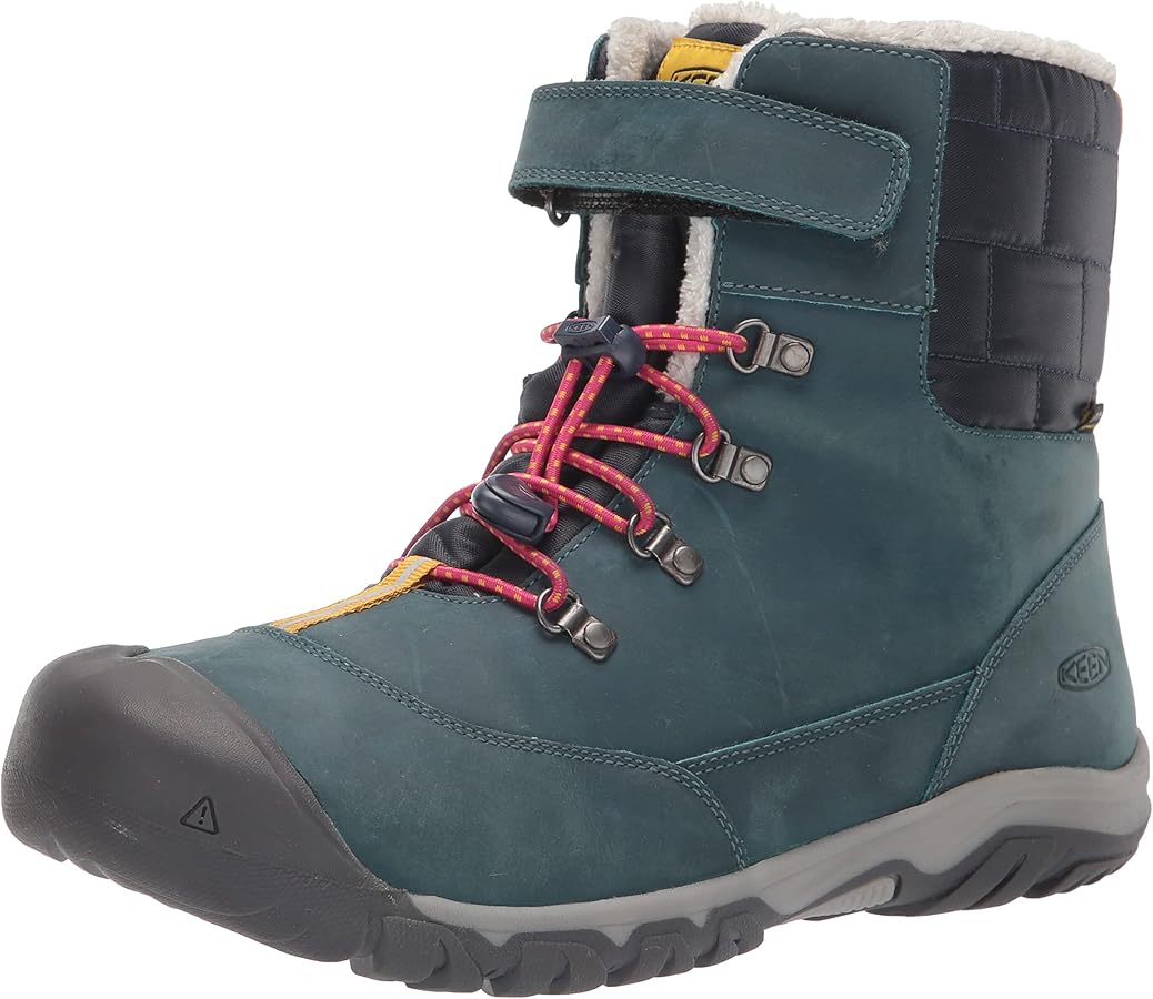 KEEN Unisex-Child Greta mid Height Waterproof Snow Boot