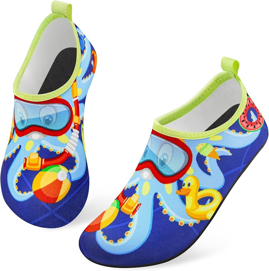 Toddler Water Shoes for Kids Boys Girls，Swim Quick Dry Aqua Socks Little Kid Baby Youth Children Non-Slip for Beach Pool Outdoor Sports Walking