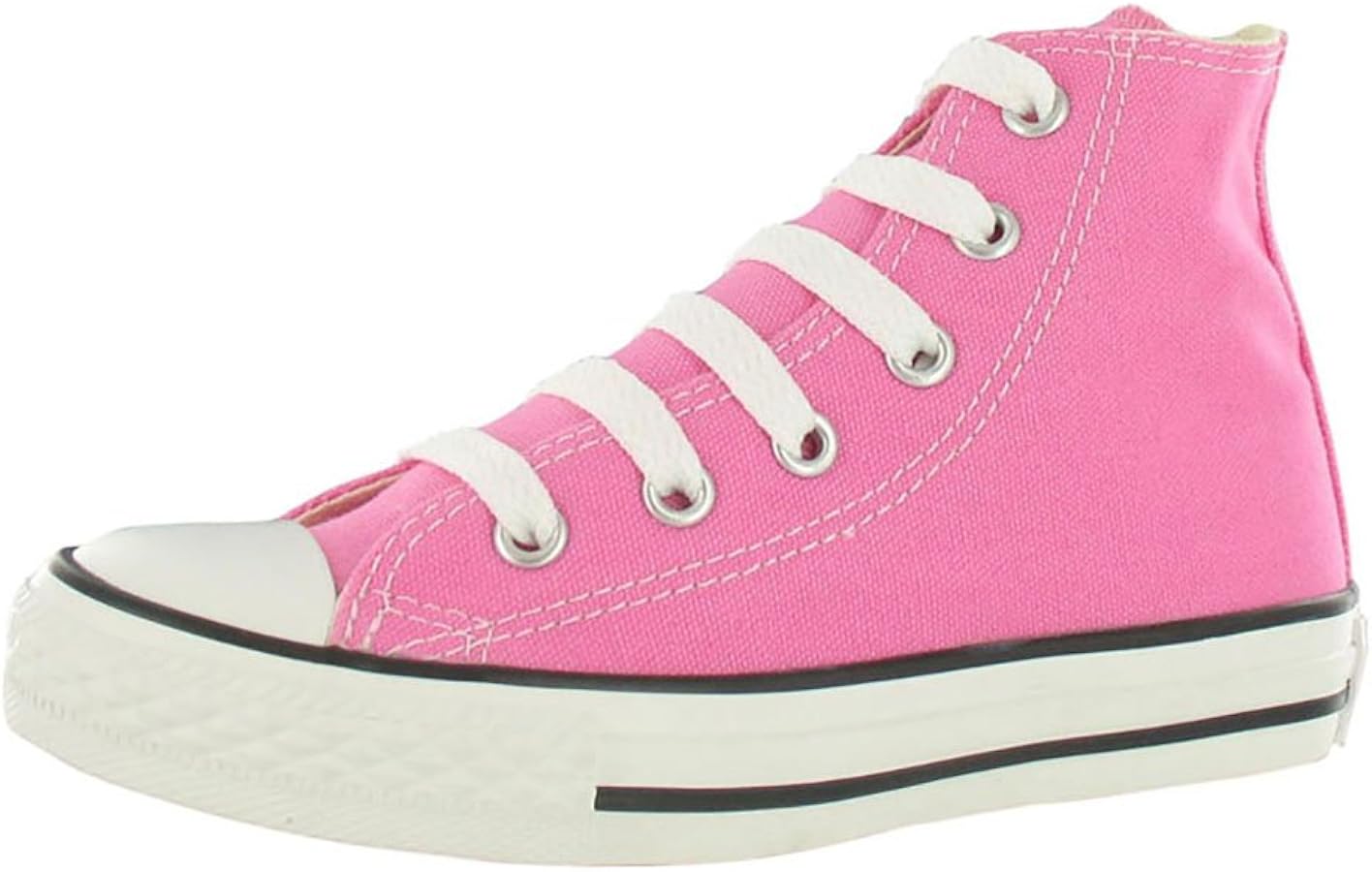 Converse Chuck Taylor All Star Canvas High Top Sneaker, Pink, 11 M US Little Kid