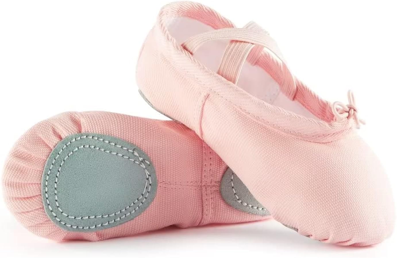 TIEJIAN Toddler Ballet Shoes for Girls - Satin Girls Ballet Slippers for Girls, Toddler Dance Shoes (Toddler/Little Kid/Big Kid)