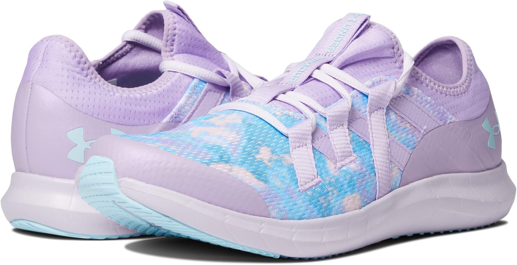 Under Armour Girl's Infinity 3 Sky (Big Kid) Octane/Purple Note/Iridescent 4 Big Kid M