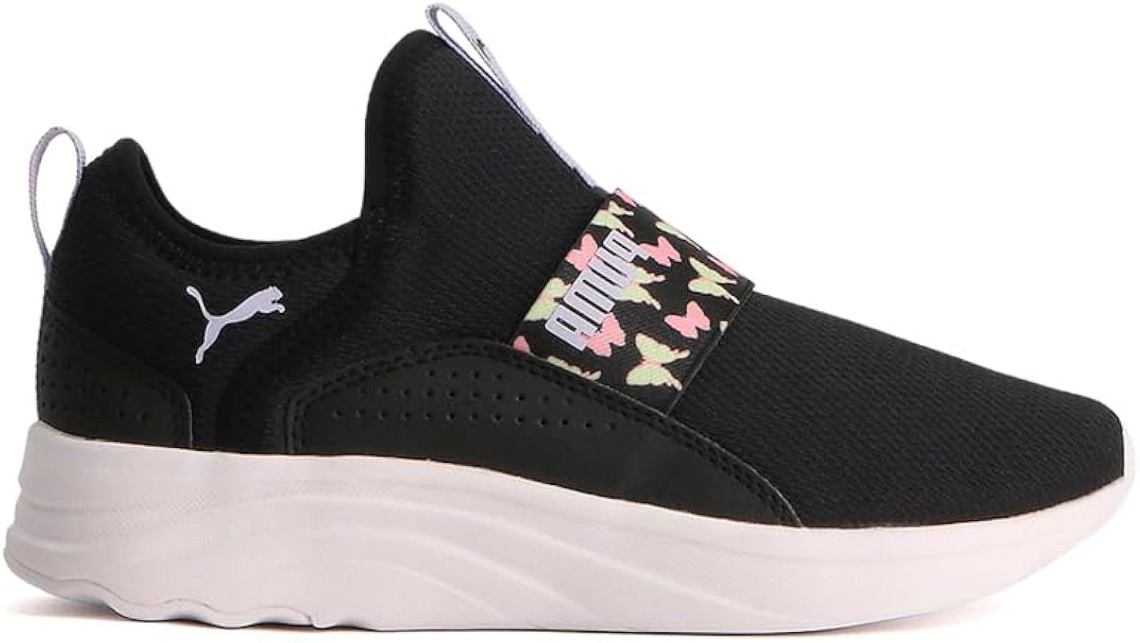 Puma Kids Girls Soft Sophia Slip On Butterfly Sneakers Shoes Casual - Black - Size 1.5 M