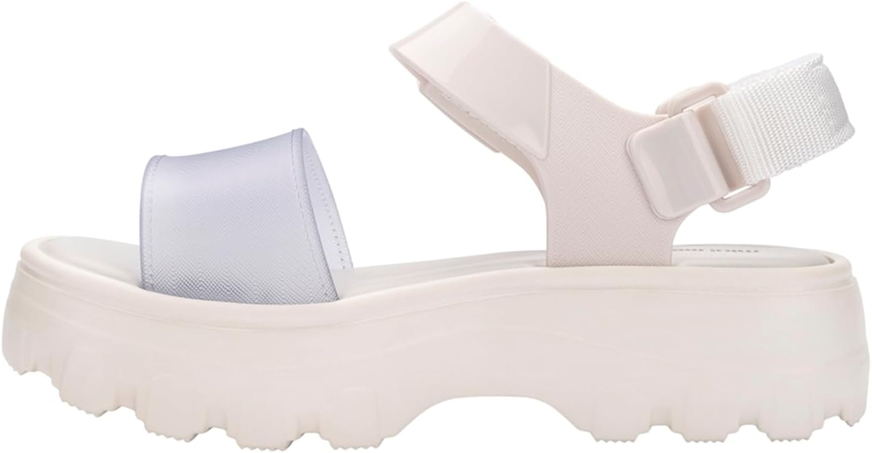 mini melissa Kick Off Platform Sandals for Kids - Chunky Platform Jelly Sandals for Girls, Kids Summer Shoes, Girls Sandals