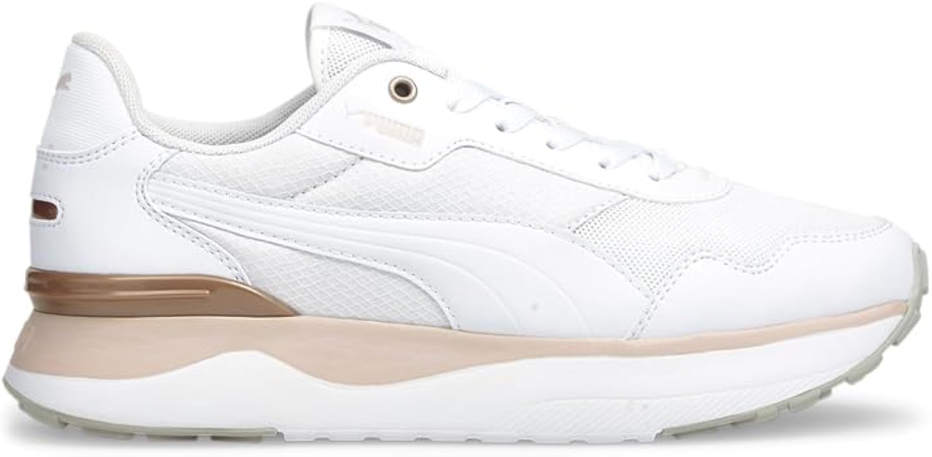 PUMA Big Kid's R78 Voyage White/Lotus (382048 03)